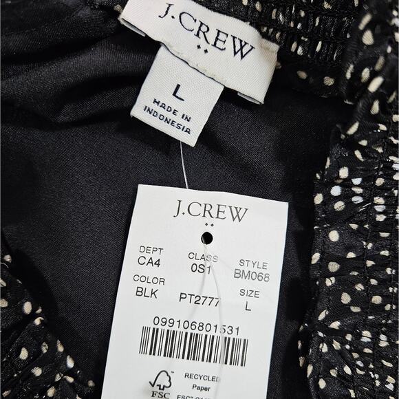 NWT J.Crew Ruffle Tiered Mini Dress Size L - Picture 9 of 13